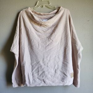 2XL Me Gusta Poland Knit Crop Sweater Beige Normcore Coastal